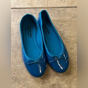BRIGHT BLUE theatre shoes size 7 W (37.5) wide foot